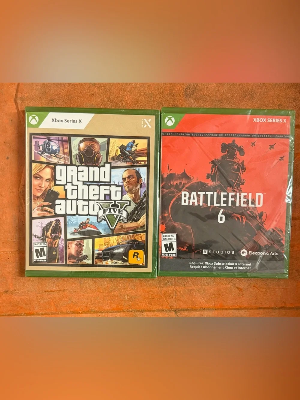 Grand Theft Auto V& Battlefield 6 Deluxe Edition Xbox Series X Games Bundle